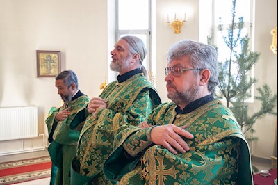 Митрополит Игнатий совершил Божественную литургию в кафедральном соборе Живоначальной Троицы г. Вольска