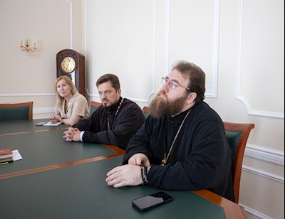 Митрополит Игнатий встретился с министром — председателем комитета культурного наследия