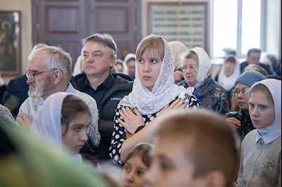 Митрополит Игнатий совершил Божественную литургию в кафедральном соборе Живоначальной Троицы г. Вольска