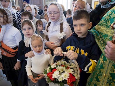 Митрополит Игнатий совершил Божественную литургию в кафедральном соборе Живоначальной Троицы г. Вольска