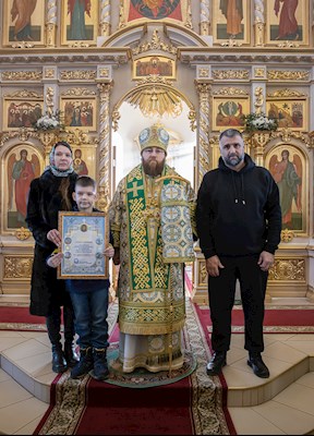 Митрополит Игнатий совершил Божественную литургию в кафедральном соборе Живоначальной Троицы г. Вольска