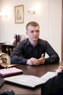 Митрополит Игнатий провел собеседование с абитуриентами СПДС