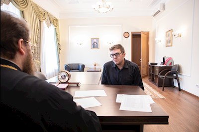 Митрополит Игнатий провел собеседование с абитуриентами СПДС