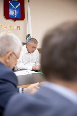 В Правительстве региона прошло совещание по организации принесения мощей преподобного Сергия Радонежского