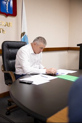 В Правительстве региона прошло совещание по организации принесения мощей преподобного Сергия Радонежского