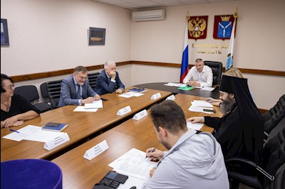 В Правительстве региона прошло совещание по организации принесения мощей преподобного Сергия Радонежского
