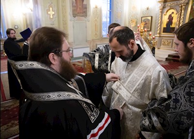 Митрополит Игнатий совершил великое повечерие с чтением канона преподобного Андрея Критского в Покровском соборе г. Саратова