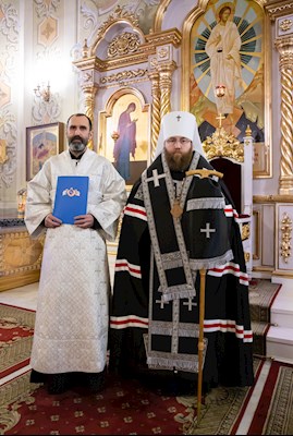 Митрополит Игнатий совершил великое повечерие с чтением канона преподобного Андрея Критского в Покровском соборе г. Саратова