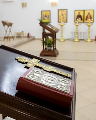 Митрополит Игнатий совершил Божественную литургию в домовом храме в честь Владимирской иконы Божией Матери г. Саратова