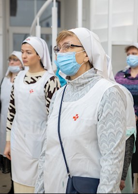 Митрополит Игнатий совершил Божественную литургию в домовом храме в честь Владимирской иконы Божией Матери г. Саратова