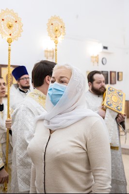Митрополит Игнатий совершил Божественную литургию в домовом храме в честь Владимирской иконы Божией Матери г. Саратова