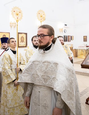 Митрополит Игнатий совершил Божественную литургию в домовом храме в честь Владимирской иконы Божией Матери г. Саратова