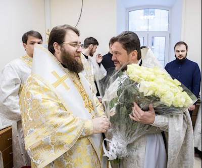 Митрополит Игнатий совершил Божественную литургию в домовом храме в честь Владимирской иконы Божией Матери г. Саратова