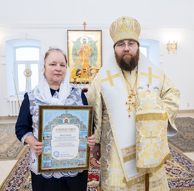 Митрополит Игнатий совершил Божественную литургию в домовом храме в честь Владимирской иконы Божией Матери г. Саратова