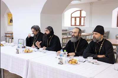 Коптская молодежь побывала в гостях в семинарии