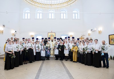Митрополит Игнатий совершил Божественную литургию в домовом храме в честь Владимирской иконы Божией Матери г. Саратова