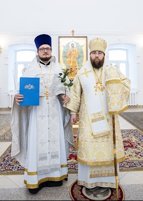 Митрополит Игнатий совершил Божественную литургию в домовом храме в честь Владимирской иконы Божией Матери г. Саратова