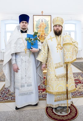 Митрополит Игнатий совершил Божественную литургию в домовом храме в честь Владимирской иконы Божией Матери г. Саратова