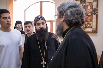 Коптская молодежь побывала в гостях в семинарии