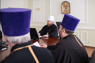 Митрополит Игнатий возглавил заседание коллегии отделов, курирующих взаимоотношения с силовыми структурами