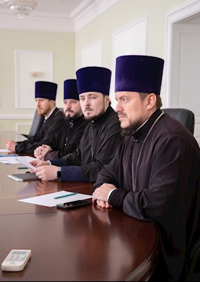 Митрополит Игнатий возглавил заседание коллегии отделов, курирующих взаимоотношения с силовыми структурами