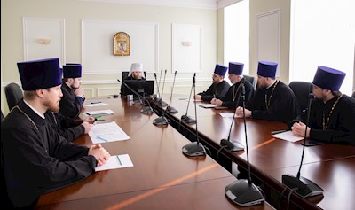 Митрополит Игнатий возглавил заседание коллегии отделов, курирующих взаимоотношения с силовыми структурами