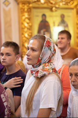 Божественная литургия в Свято-Троицком кафедральном соборе г. Саратова