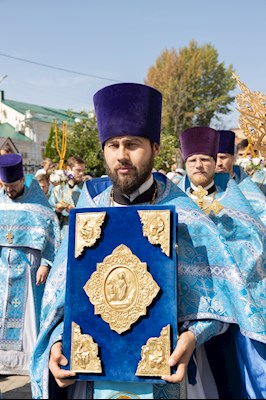 Божественная литургия в Свято-Троицком кафедральном соборе г. Саратова