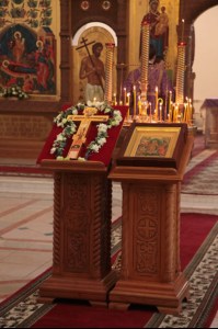 Божественная литургия в Свято-Троицком храме города Балаково