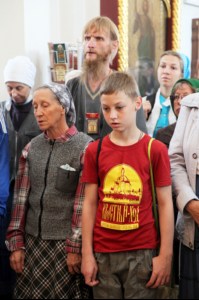 Начало крестного хода в Вавилов Дол