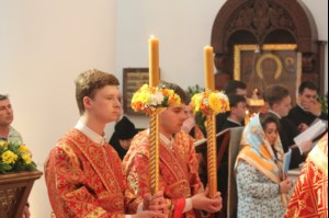Всенощное бдение на Патриаршем Подворье святителя Николая Чудотворца в Бари (Италия)