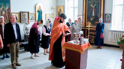 Престольный праздник в Ильинском храме на ВСО