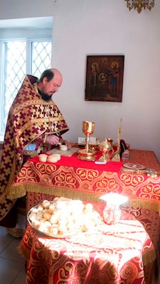 Престольный праздник в Ильинском храме на ВСО