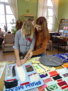 Выставка новых тактильных книг, изготовленных прихожанами Покровского храма