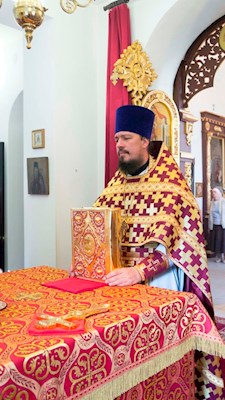 Престольный праздник в Ильинском храме на ВСО