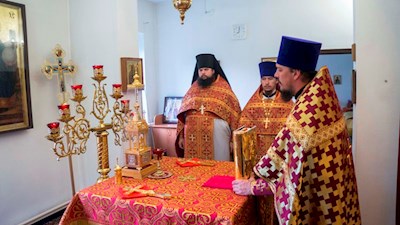 Престольный праздник в Ильинском храме на ВСО