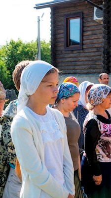 Освящены купола храма Преображения Господня поселка Соколовый