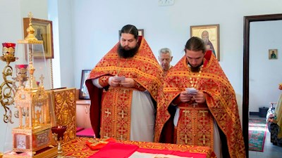 Престольный праздник в Ильинском храме на ВСО