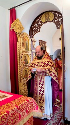 Престольный праздник в Ильинском храме на ВСО