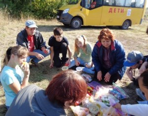 Школьники посетили старинный храм в Новобурасском районе