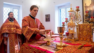 Престольный праздник в Ильинском храме на ВСО