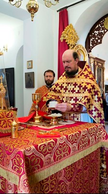 Престольный праздник в Ильинском храме на ВСО