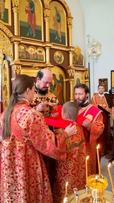 Престольный праздник в Ильинском храме на ВСО