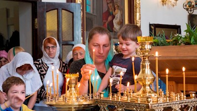 Престольный праздник в Ильинском храме на ВСО