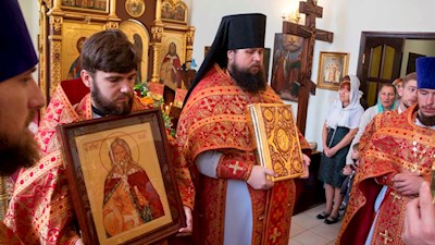 Престольный праздник в Ильинском храме на ВСО
