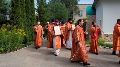 Престольный праздник в Ильинском храме на ВСО
