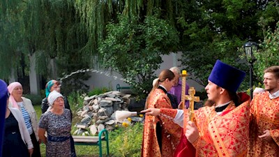 Престольный праздник в Ильинском храме на ВСО