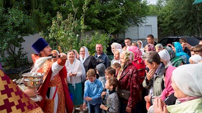 Престольный праздник в Ильинском храме на ВСО