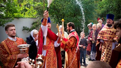 Престольный праздник в Ильинском храме на ВСО