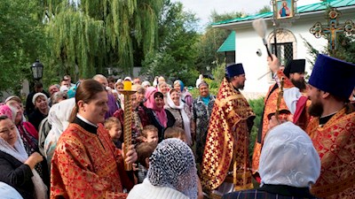 Престольный праздник в Ильинском храме на ВСО